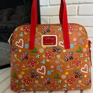 Disney Loungefly Gingerbread Mickey Purse